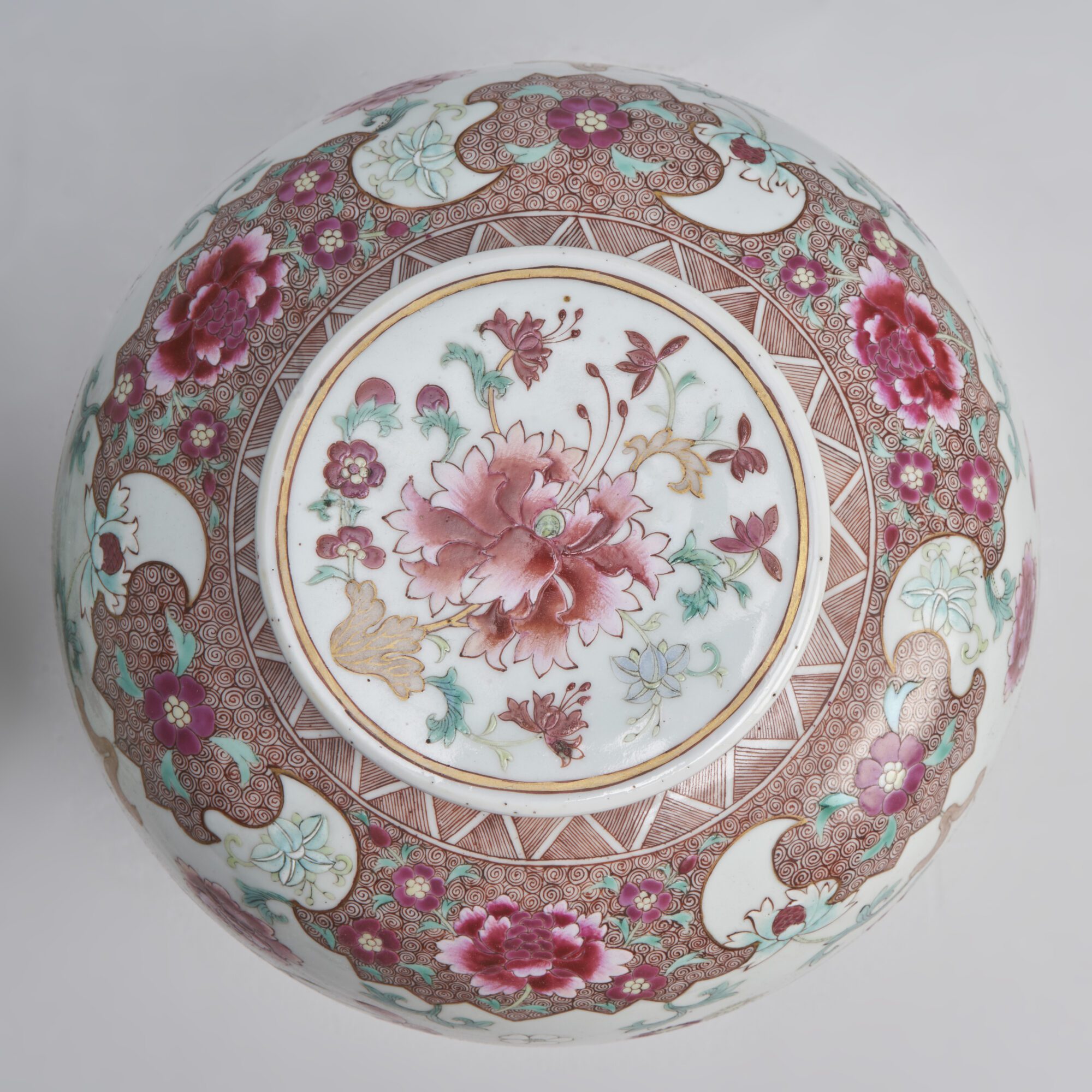 An ornate pair of 19th Century Chinese famille rose jars and covers from Kevin Page